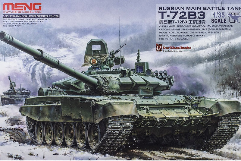 1:35 MENG Russian Main Battle Tank T-72B3 Plastic Model Kit