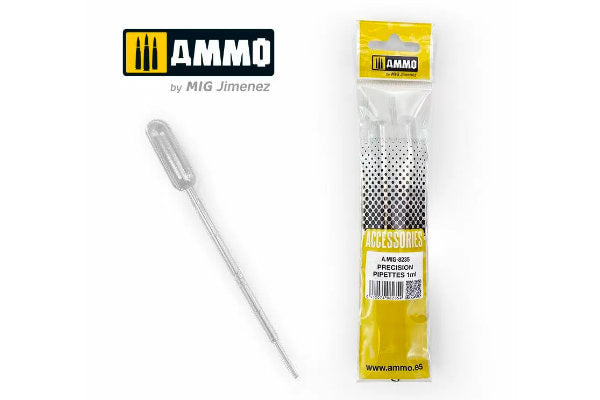 Ammo by MIG Accessories Small Pipettes 1mL (0.03 oz) – 4 pcs.