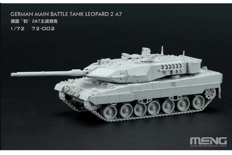 1:72 MENG German Main Battle Tank Leopard 2 A7 Plastic Model Kit