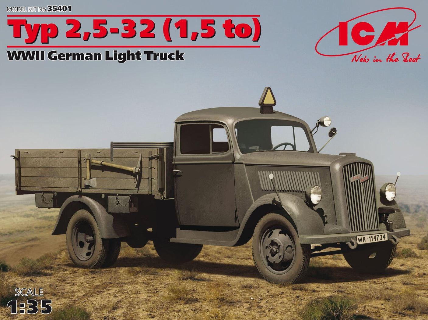 1:35 ICM German Truck Opel Blitz 1.5 ton