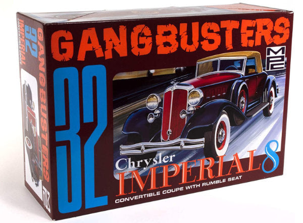 1:25 MPC 1932 CHRYSLER IMPERIAL "GANGBUSTERS" PLASTIC MODEL KIT