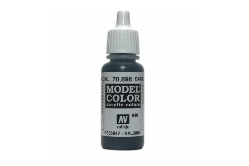 Vallejo Model Colour - Dark Sea Blue 17 ml Acrylic Paint [70.898]