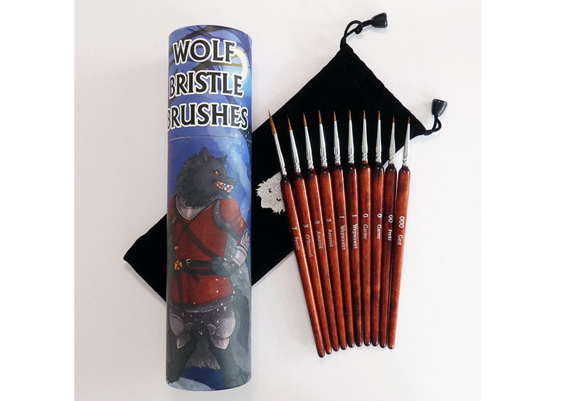 Chronicle Wolf Bristle Brush Set