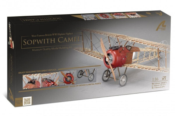 1:16 Artesania  Sopwith Camel Wooden Model Kit