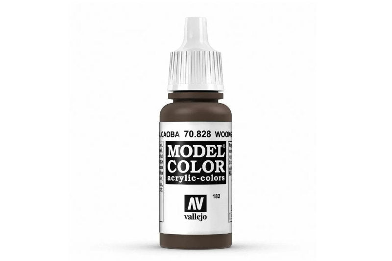 Vallejo Model Colour - Transparent Woodgrain 17 ml Acrylic Paint