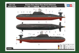 1:350 HobbyBoss Russian Navy SSN Akula Class Attack Submarine Plastic Model Kit