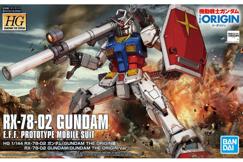 1:144 HG RX-78-02 GUNDAM (GUNDAM THE ORIGIN Ver.)