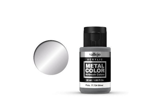 Vallejo Metal Color Silver 32ml Acrylic Paint