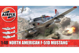 1:48 AIRFIX NORTH AMERICAN F51D MUSTANG Plastic Model Kit *Australian Decals*