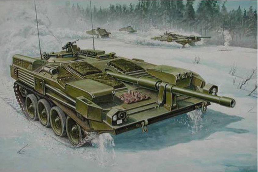 1:35 Trumpeter Swedish Strv 103B MBT Plastic Model Kit