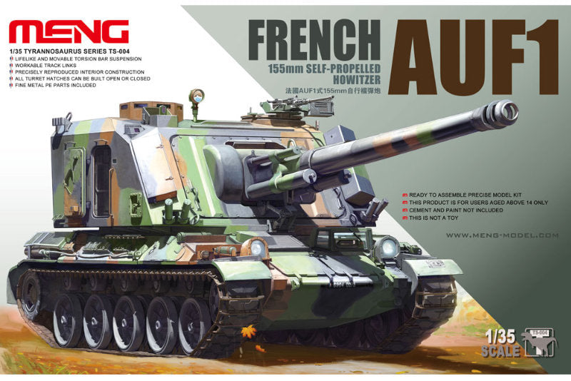 1:35 MENG FRENCH AUF1 155MM SELF-PROPELLED HOWITZER kit