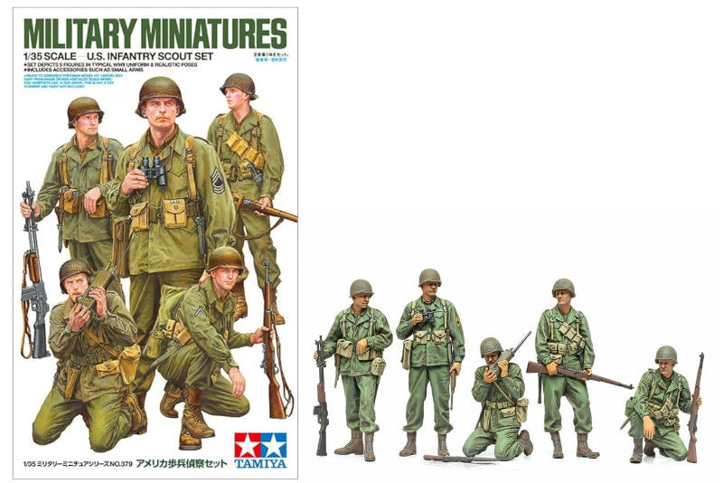 1:35 TAMIYA U.S. INFANTRY SCOUT Set