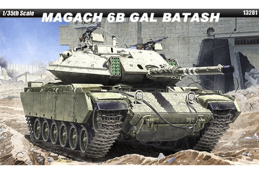 1:35 Academy Magach 6B Gal Batash Plastic Model Kit