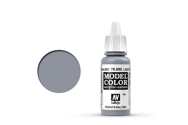 Vallejo Model Colour #155 Light Grey 17 ml Acrylic Paint