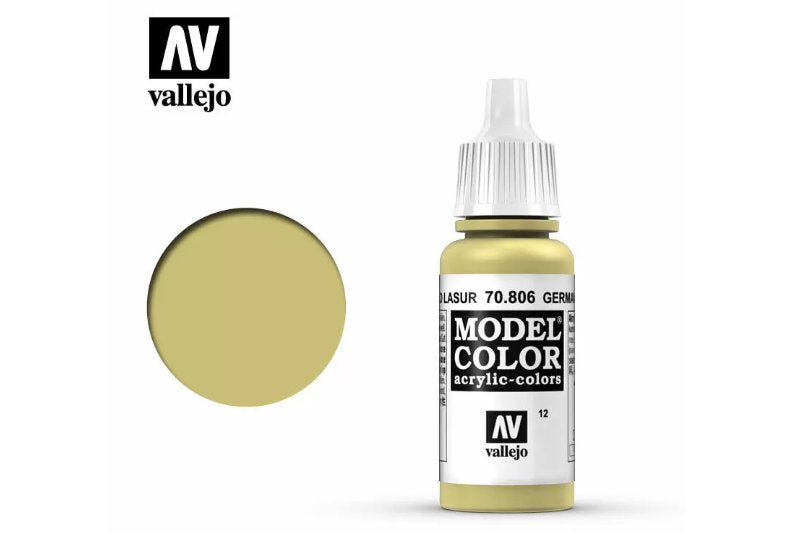 Vallejo Model Colour - German Yellow 17 ml Acrylic Paint