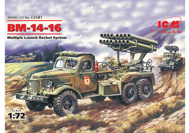 1:72 ICM BM-14-16, MLRS ZiL-157 kit