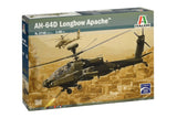 1:48 ITALERI AH-64D LONGBOW APACHE Plastic Model Kit