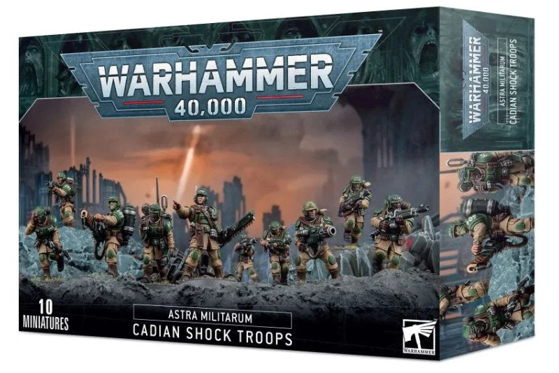 WARHAMMER 40K Astra Militarum: Cadian Shock Troops