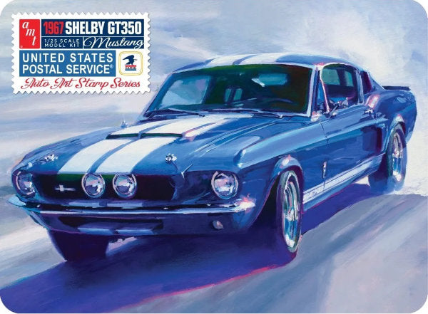 1:25 AMT 1967 SHELBY GT350 USPS STAMP SERIES Plastic Model Kit