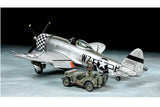 1:48 TAMIYA P-47D BUBBLETOP & 4X4 Light Vehicle