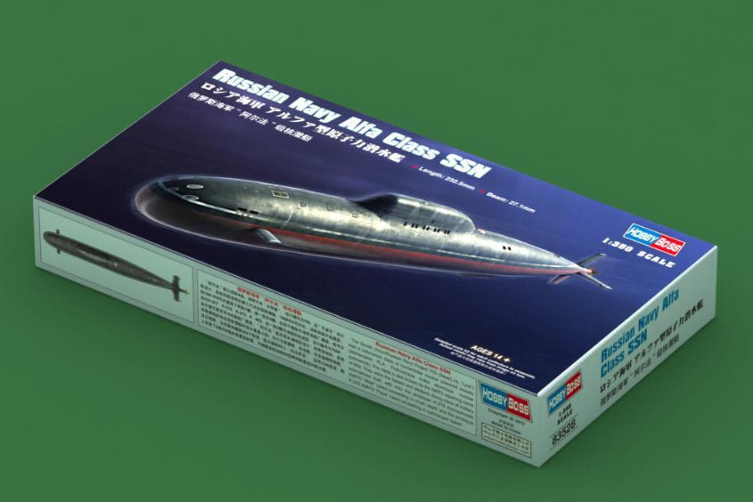 1:350 HobbyBoss Russian Navy Alfa Class SSN Plastic Model Kit