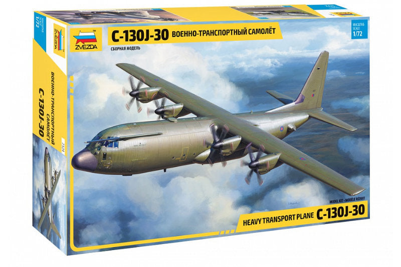 1:72 ZVEZDA C-130J-30 'Hercules' Plastic Model Kit *Australian Decals*