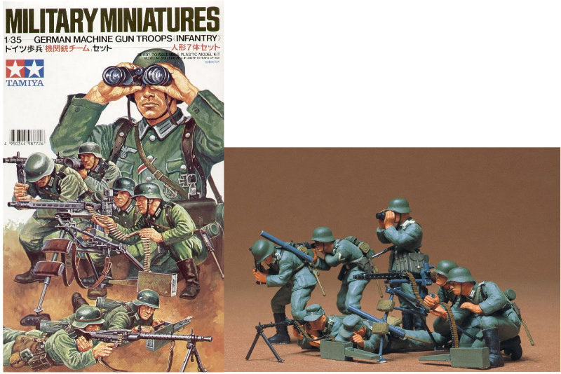 1:35 TAMIYA GERMAN MACHINE GUN TROOPS set