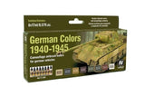 Vallejo Model Air German Colours 1940-1945 8 Colour Acrylic Airbrush Paint Set