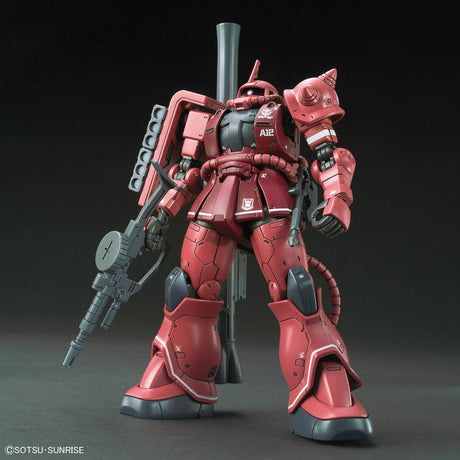 1:144 BANDAI HG MS-06S ZAKU II Principality of Zeon CHAR AZNABLE'S Mobile Suit Red Comet