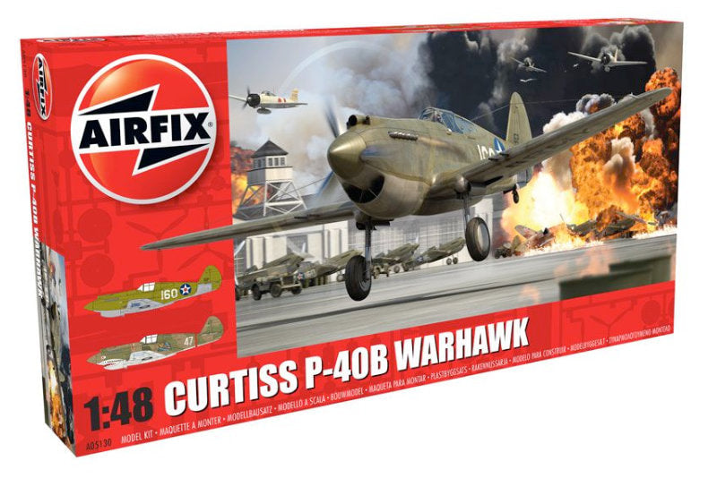 1:48 AIRFIX CURTISS P-40B WARHAWK Plastic Model Kit